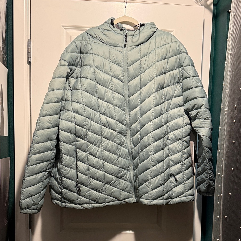 Pulse Women's Light Gray Puffer Jacket